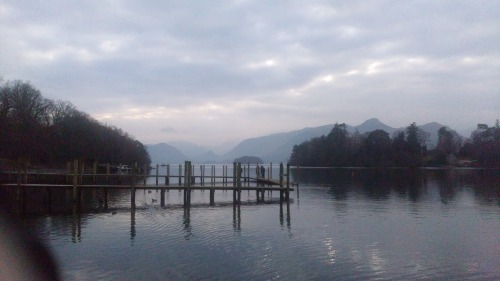 Went to Keswick yesterday. Misty but lovely.