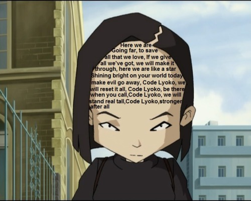 genderoftheday:  Today’s Gender of the day is: The Code Lyoko theme song printed