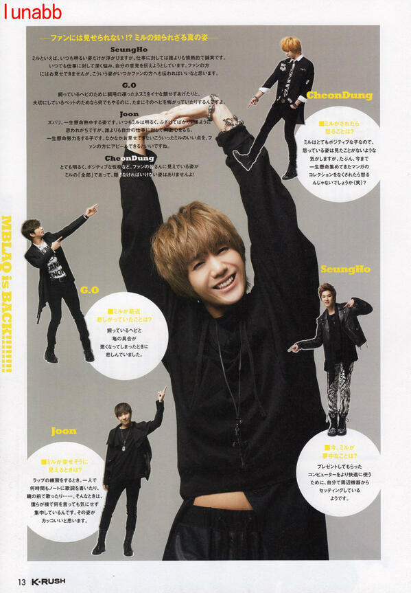 i-am-ur-aplus:  [SCANS] MBLAQ @ K-RUSH MAGAZINE [part 2] cr:  @bblunagd  