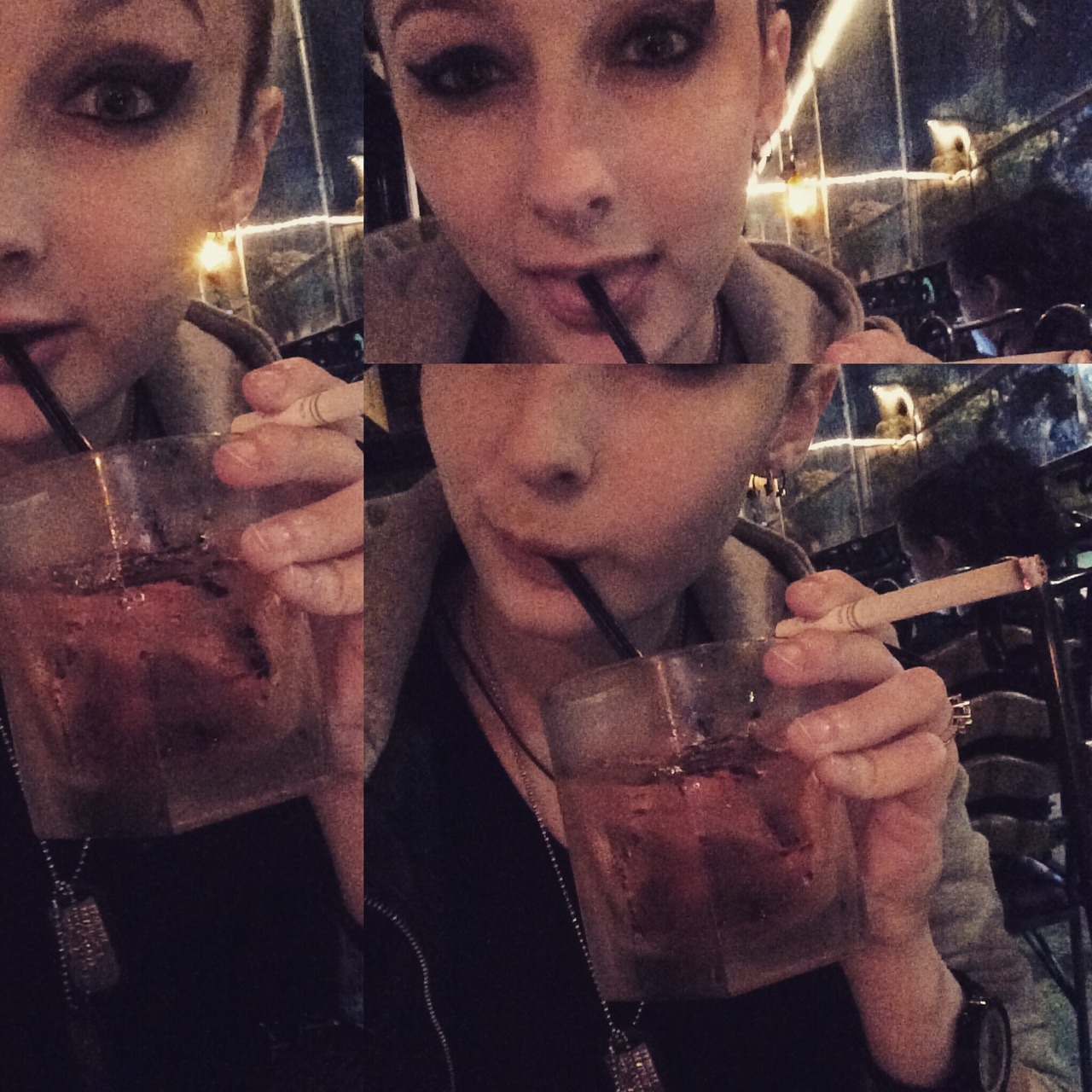 awk photo collage from being drunky the other night