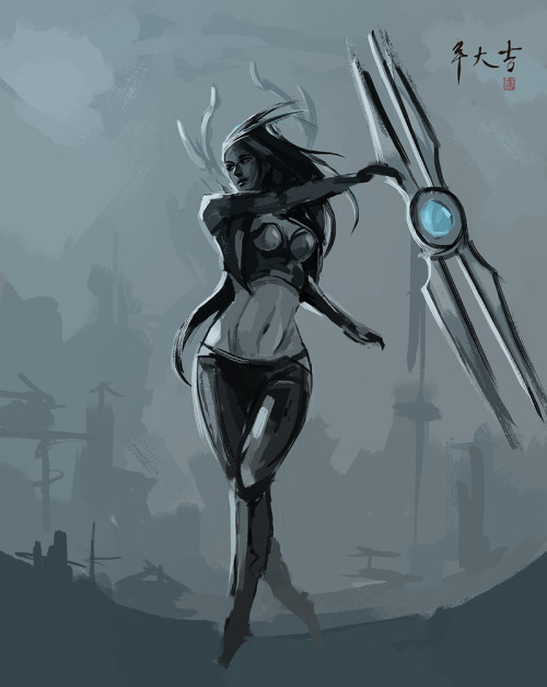 leafologist:  Mercenary Irelia (aka ‘Who stole Katarinas favourite leather pants’)
