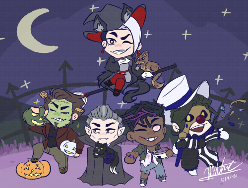The Night Raven College Staff wishes you all a very Happy Halloween!  (… Wait, what do you mean it’s