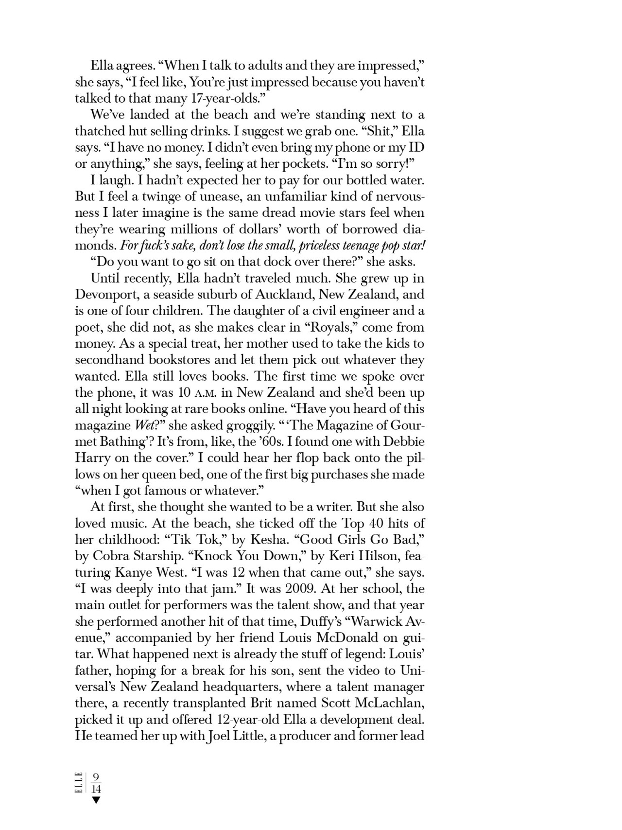 hilarityofsorts:  Part 1 of 2 L O R D E  A L M I G H T Y  //  ELLE Fashion Magazine //