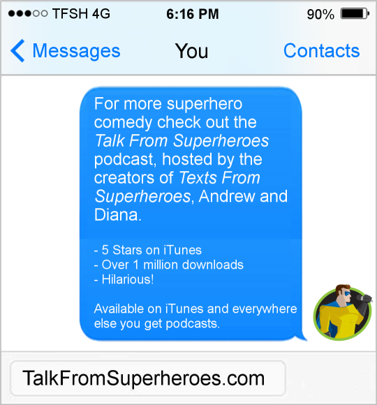 textsfromsuperheroes:  The Best of Halloween on Texts From Superheroes                                  The Joker Luthor one is my favorite.