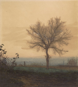 laclefdescoeurs:Landscape with a Bare Tree