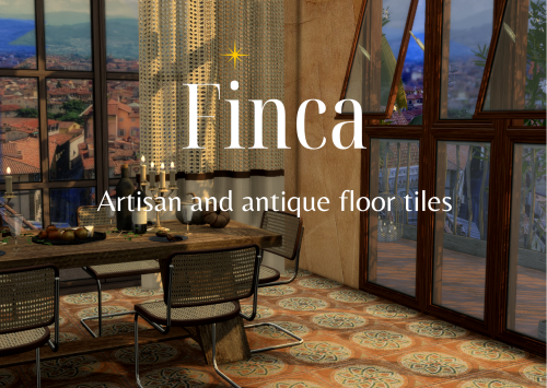 Finca - Artisan and antique floor tilesA collection of  reclaimed encaustic and terracotta tiles to 