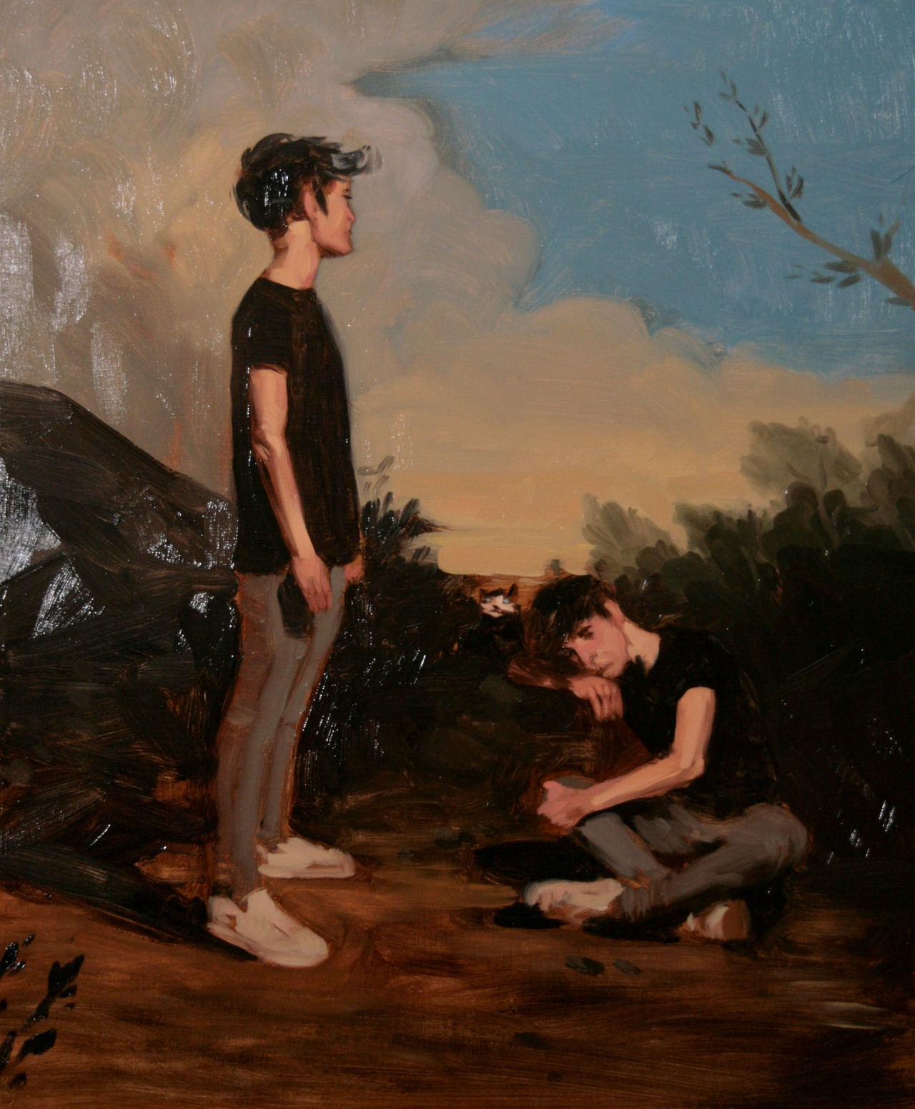jbboyer-art: “on the other side”oil on panel41x33