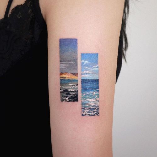 ig: tattooist_sigak landscape;line;mountain;nature;portrait;sea