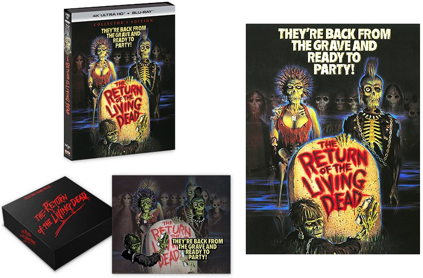 The Return Of The Living Dead [Collector's Edition] + Enamel Pin Set +  Exclusive Poster