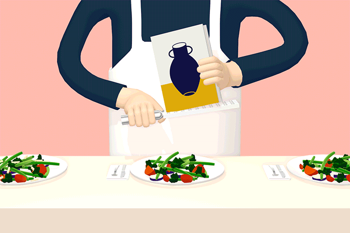 ○ •・Erik Blad ・• ○ Gif for @luckypeach review of the cookbook, Dinner...