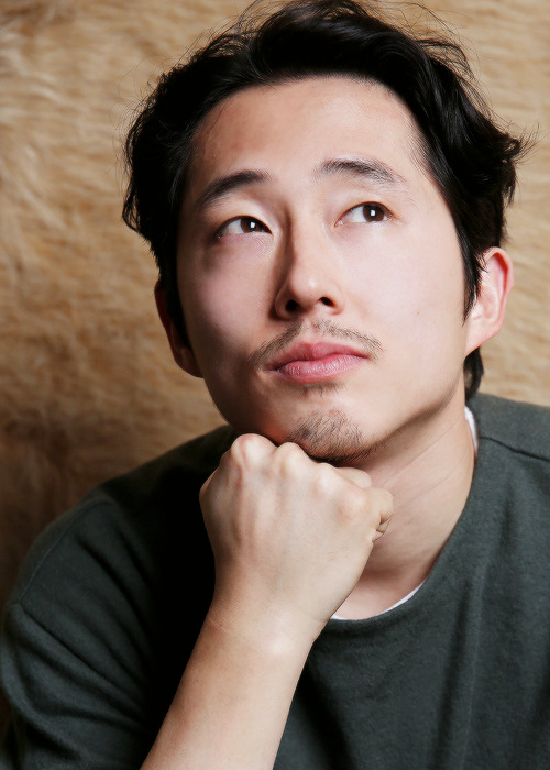 The Walking Dead — Steven Yeun photographed by Henny Garfunkel at...