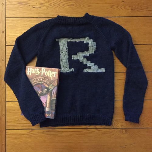 Update: WEASLEY SWEATER NUMBER ONE IS ACTUALLY DONE!!! Woo hoo! Sweater number one of 7 is complete,