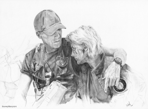A Moment Of Rest. 2010. Pencil On A3 Paper.