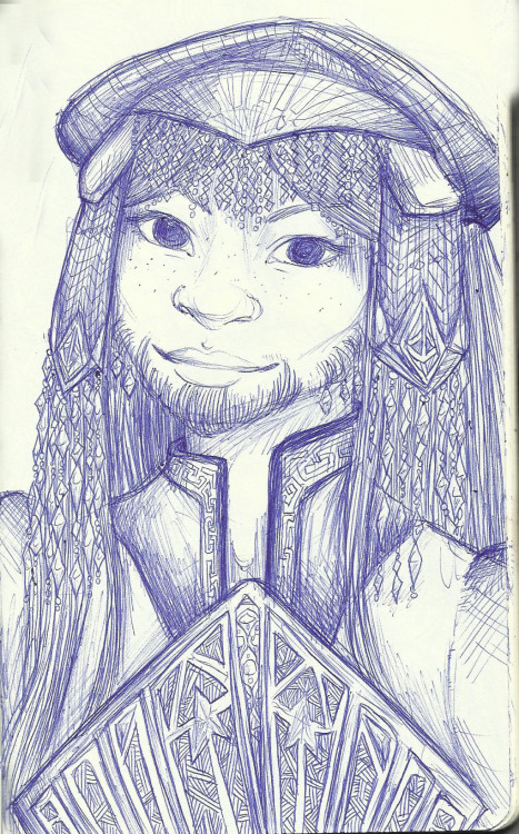gremlinloquacious: Seven Six Mothers of the DwarvesAlso entitled: Laura enjoys drawing hot dwarf lad