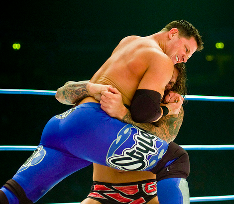 sexywrestlersspot:  AJ Styles…DAT ASS! Follow for more hot pics of the hottest