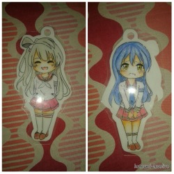 kotoumi-lovelive:  My younger sister made this for me! Uwaaah they’re so cute.