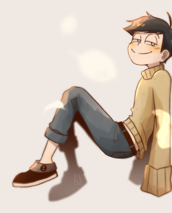 peapupful:  a jyushimatsu in an outfit i have!