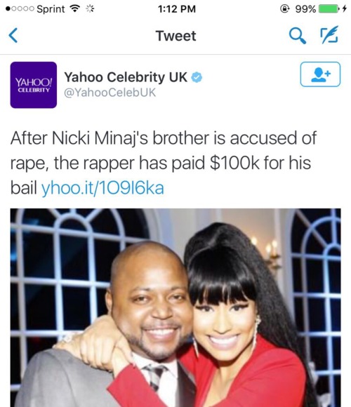 herunweddedhusband:  indigo-cchild:  thedarkestlove:  This ain’t true. Their momma paid his bail…  This is what happens when people believe everything the media tells them  They’re moms did pay the bail, and apparently the rapes a lie and pic of