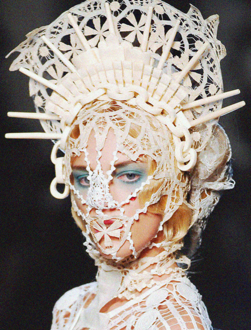 showstudio:  Anja Rubik at Jean Paul Gaultier Haute Couture Spring/Summer 2007 