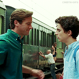 somegoodthings:  Armie Hammer &amp; Timothée Chalamet in Call me by your name