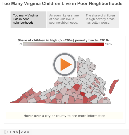 Too Many Virginia Children Live in Poor Neighborhoods