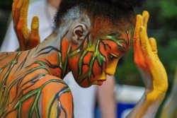 orlansky:  At Bodypainting Day NYC.