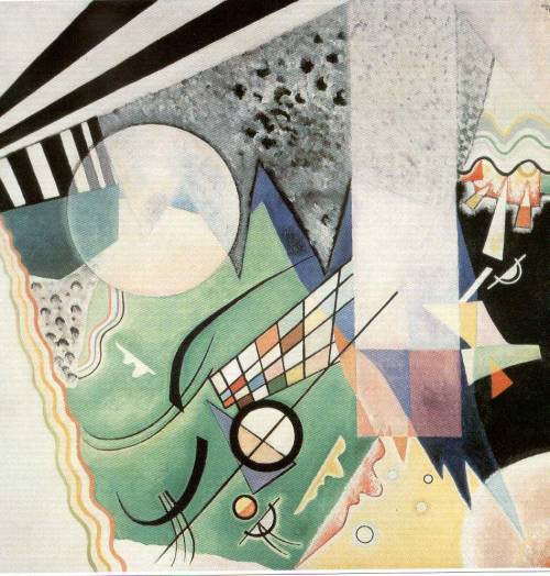 artist-kandinsky: Green composition, 1923, Wassily Kandinsky