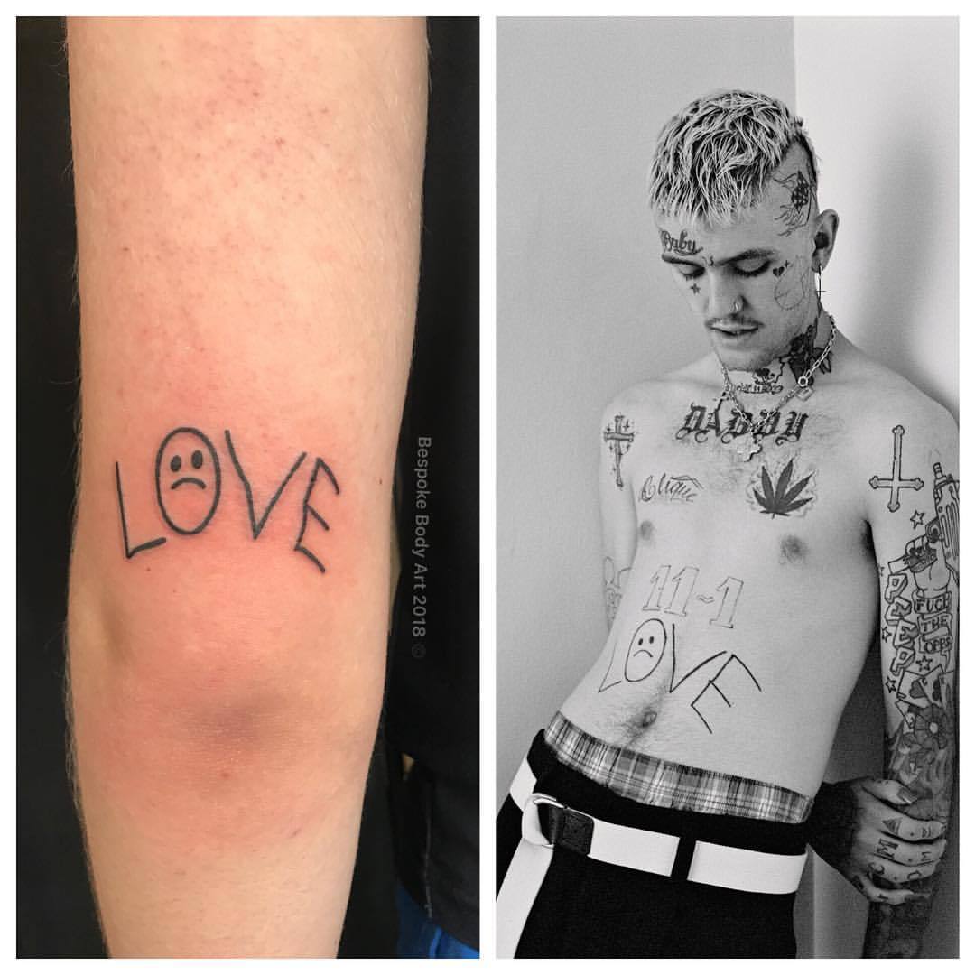 Lil peep love tattoo meaning