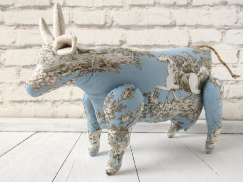 Tilda Cow Decor //HolzundLeinen