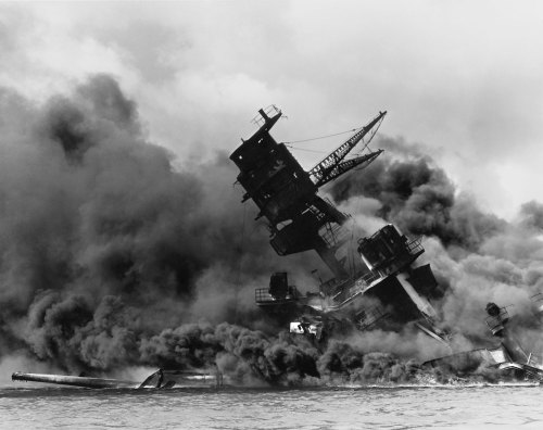yahoonewsphotos: 75th anniversary of the Pearl Harbor attack On the morning of Dec. 7,  1941, a