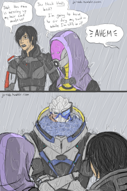 jo-nah:  Garrus doesn’t want to hear about