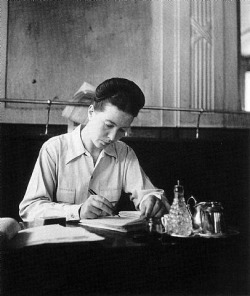 fuckyeahhistorycrushes:  Simone de Beauvoir (1908-1986 Paris, France) was an author, feminist, existentialist philosopher and political activist.   De Beauvoir wrote novels, essays, biographies, autobiography and even monographs on philosophy, politics