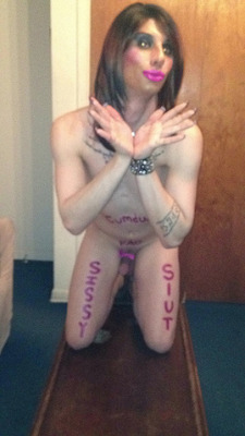 swishynicky:  hi everyone it me Swishy nicky cumdump the sissy faggot cumdump and toilet slut. don’t i look like the most pathetic sissy fag. please reblog my pics and spread them all over the internet. i’m so desperate for exposure and humiliation.