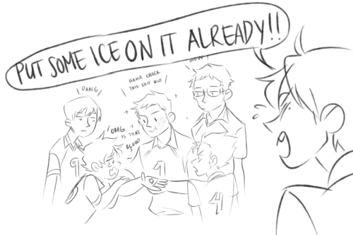 skeleaton:  Also! Here’s some kinda spoiler-ish (so I’m tagging it as such) twitter doodles BUT THANK GOD DAICHI IS OKAY! DON’T MAKE US WORRY SO MUCH, CAPTAIN!