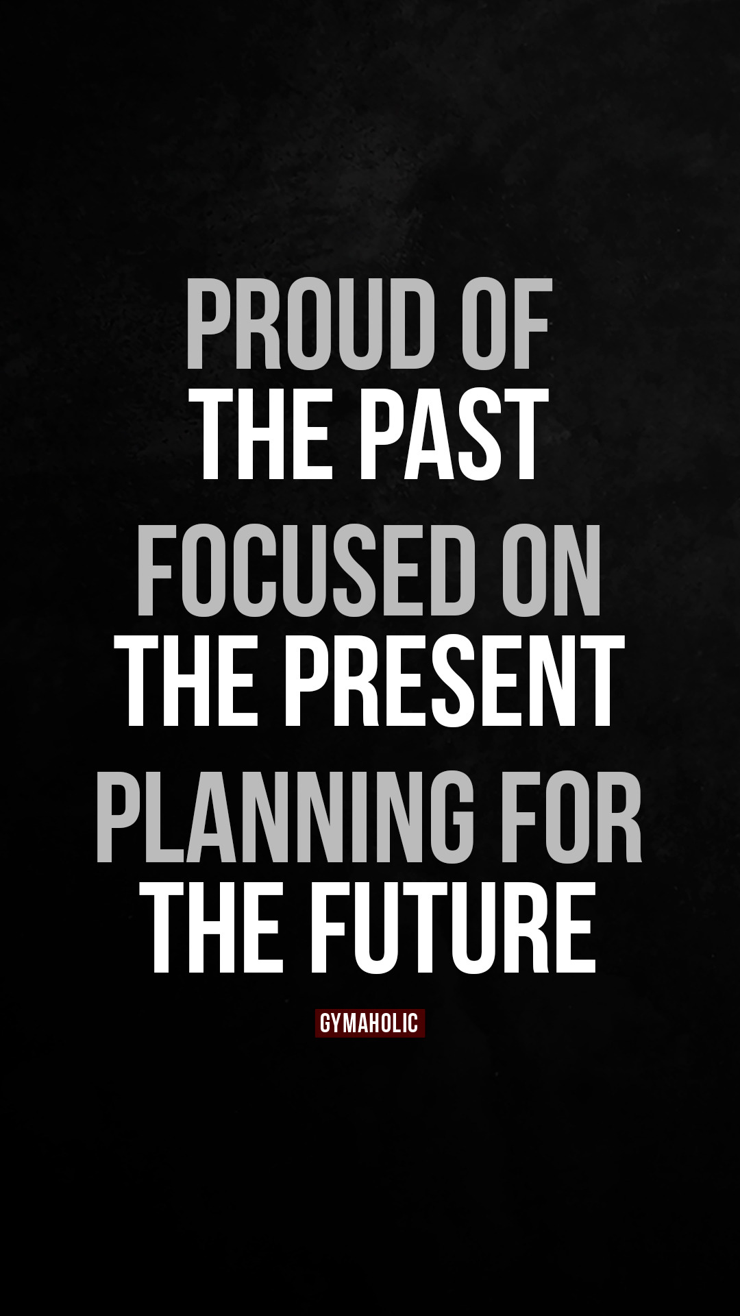 Proud of the past, focused on the present