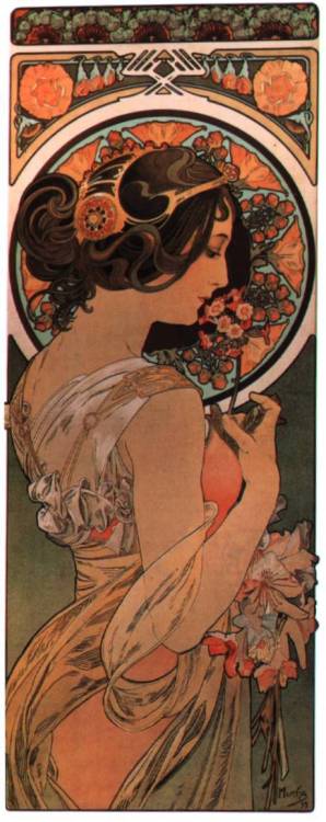 artist-mucha:  Cow slip, 1899, Alphonse Mucha porn pictures