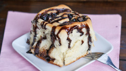 boozybakerr:  Blueberry Chocolate Rolls 