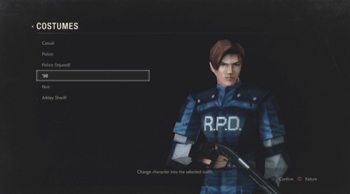 retro Leon S Kennedy resident evil 6 vs resident evil 2 remake