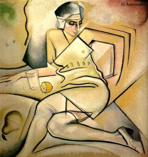 the-paintrist:  pmikos:  Yury Annenkov  Yury Pavlovich Annenkov (Russian: Юрий Павлович Анненков also known as Georges Annenkov); 23 July [O.S. 11 July 1889] 1889 in Petropavlovsk, Russian Empire – 12 July 1974 in Paris, France),