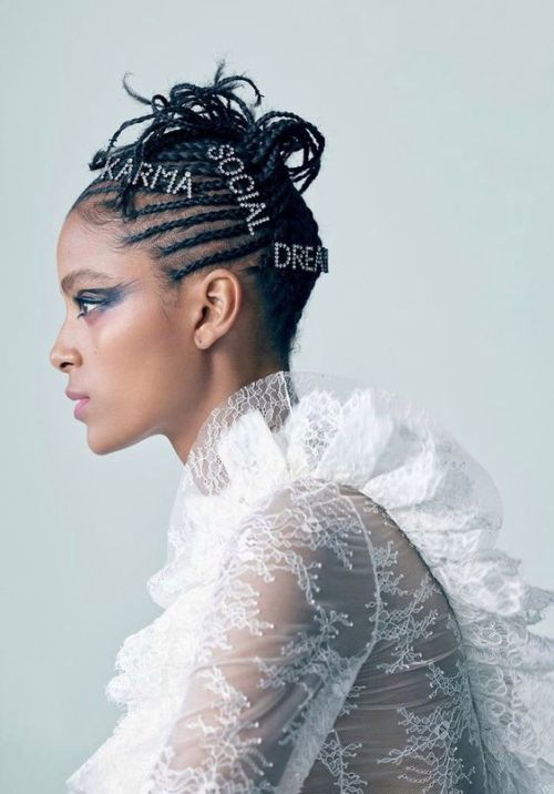 modely-way: Alécia Morais for ELLE UK, shot by Karen Collins.