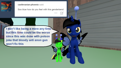 ask-the-out-buck-pony:  Asked bycastlevanian-phoenixaskpinkiepyro / Hellhounds04 Guestasktherarispy / The-Lunar-Brony   X3