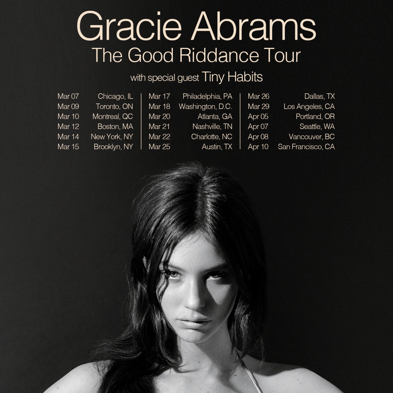 good riddance tour gracie abrams tickets