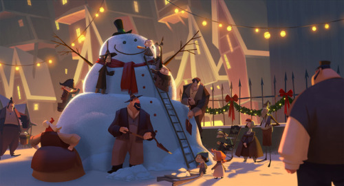 Some stills of long-awaited “Klaus” 2D animated feature film directed by Sergio Pablos f