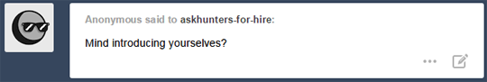 askhunters-for-hire:  Trading Guild Cards is the most common way to introduce yourself