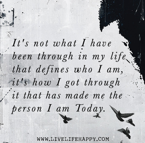 twloha:
“ “It’s not what I have been through in my life that defines who I am, it’s how I got through it that has made me the person I am Today."
”