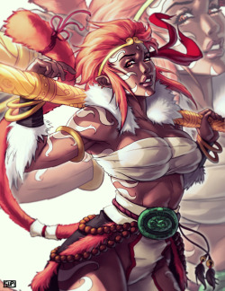 suppa-rider:  Lady Wukong   - High-Res available