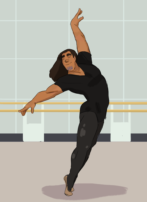 edge-of-bizarre:mega super late bday gift for @bgsdragons !!! Ballet dancer Eret anyone?Magestic