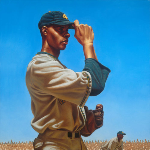 Assorted works from We Are the Ship: The Story of Negro League Baseball, Illustrated by Kadir Nelson