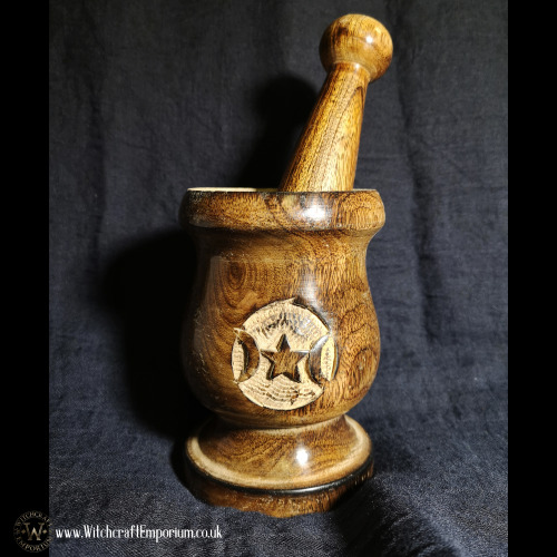  Wooden Triple Moon Mortar and Pestle ⭐⛥⭐⭐⛥⭐⭐⛥⭐⭐⛥⭐Find this and more of our exquisite products in ou