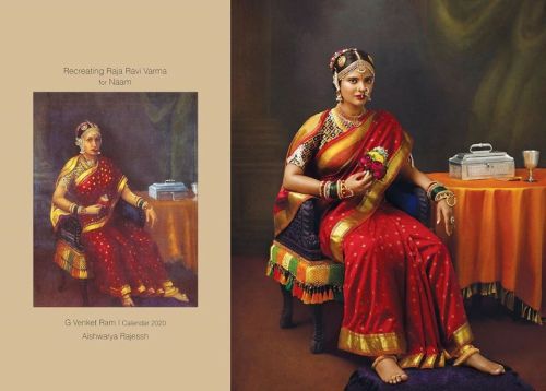 Photo recreation of Raja Ravi Verma’s iconic paintings. The paintings were recreated by G.Venket Ram